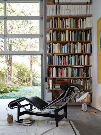 Le corbusier Bauhaus Chair na sala de estar