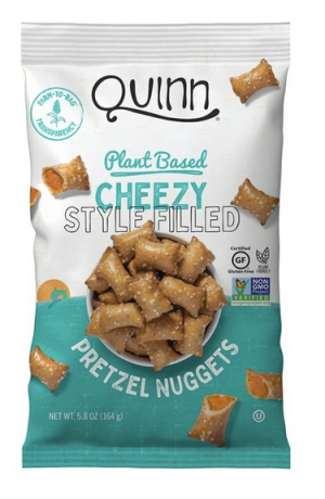 Quinn's Plant Based Cheezy Style täytetyt Pretzel Nuggets