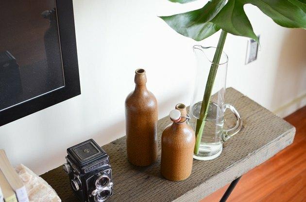 teruggewonnen houten bank DIY