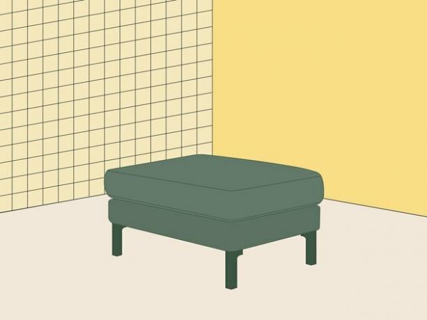 ilustração de otomano