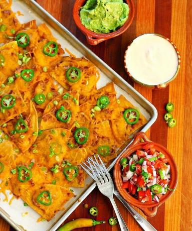 Nachos mexicanos do México na minha cozinha