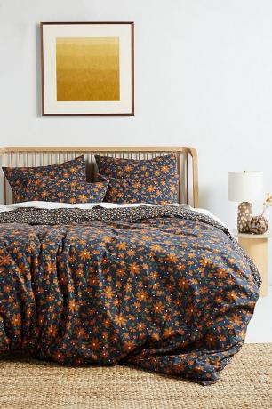 Capa de edredão de percal orgânico da Anthropologie Agnes (rainha), $ 148