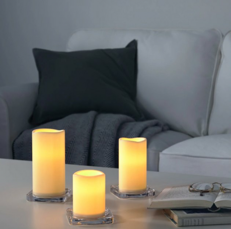 IKEA Godafton LED Candle Trio, $ 9,99