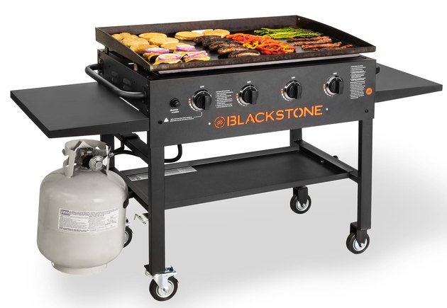 Blackstone 4-Burner 36 "Griddle Cooking Station med sidehyller