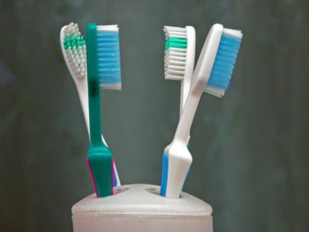 suporte de escova de dentes