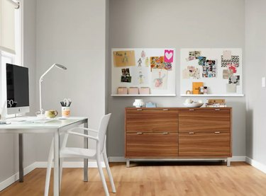 Quadro de agenda de quartos e alimentação