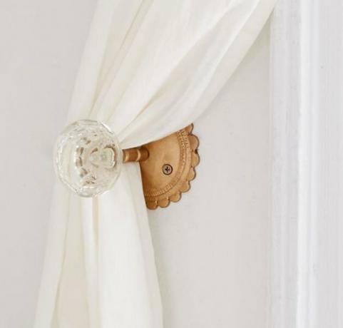 Crystal Door Knob Curtain Tie Back, $ 16