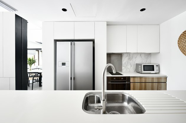 Bucătărie într-un apartament modern de lux