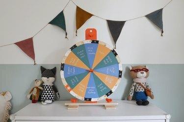 DIY IKEA hack kids activity wheel