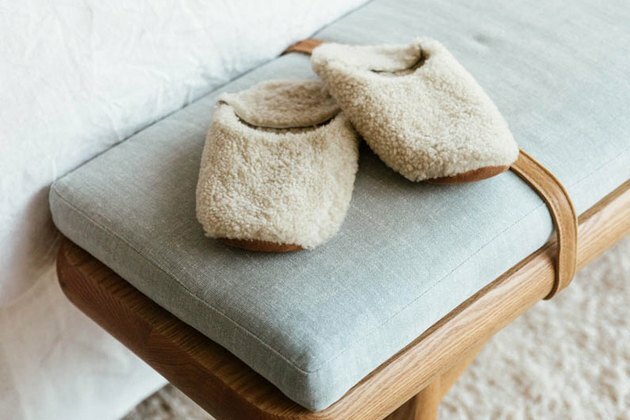 shearling slippers