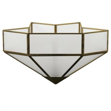 Art deco verlichting met geometrische details