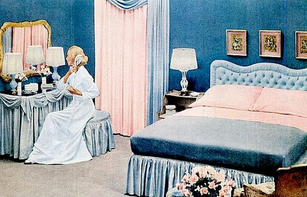 kingsize bed vintage advertentie