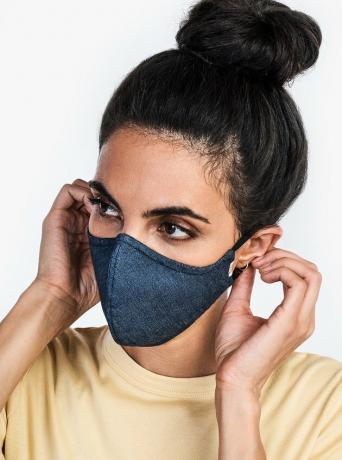 Hedley & Bennett The Wake Up & Fight Mask em azul
