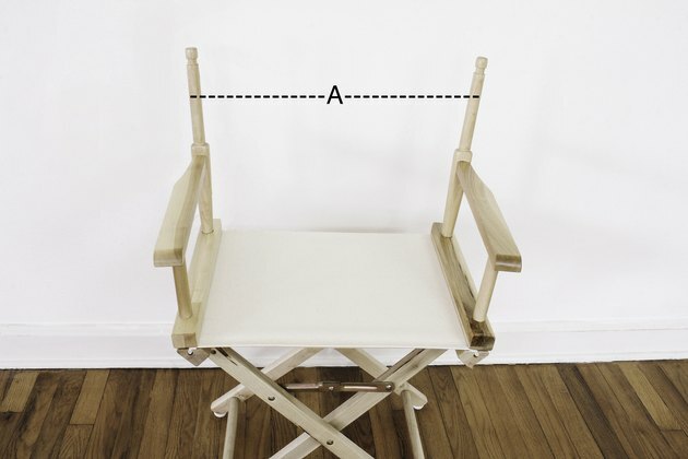 Mjerenje širine naslona stolice