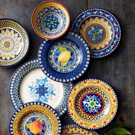 Sicilië Melamine servies voor buiten