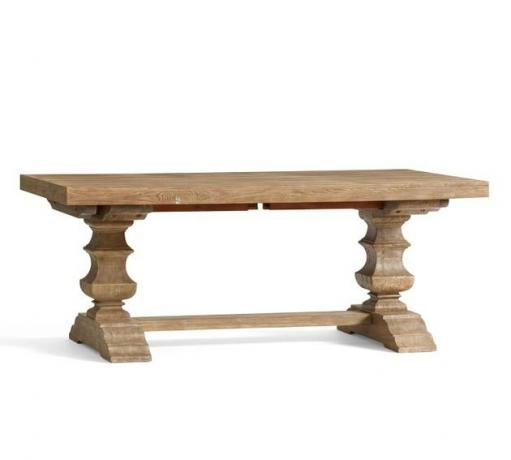 Bancos de celeiro de cerâmica, estendendo a mesa de jantar