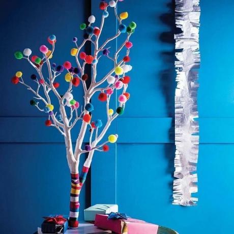 kerstboom alternatieve pop poms