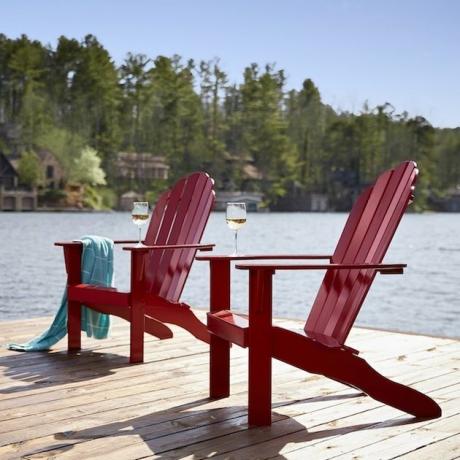 Steunen Wood Adirondack Chair. 