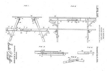 Harold R. Basford piknikbord patent