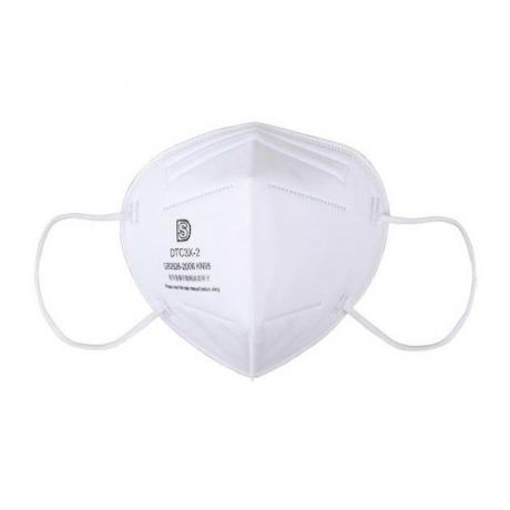 uma máscara facial kn95 branca