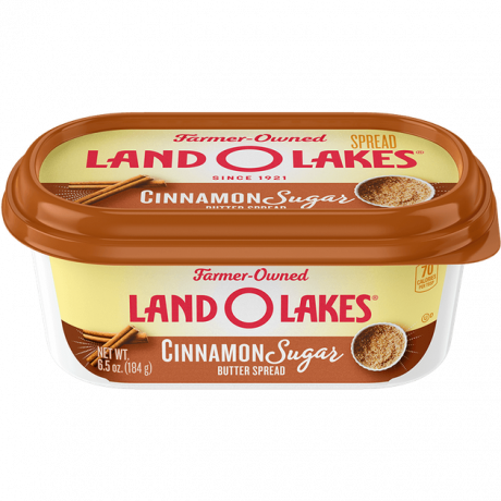 „Land O Lakes“ cinamono cukraus sviesto užtepas