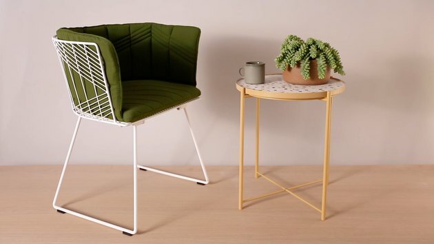 „Terrazzo“ įkvėptas „IKEA GLADOM“ stalo hakas
