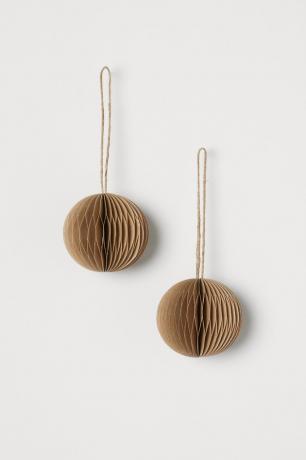 H&M Ball Ornaments (2-pack), $ 4,99