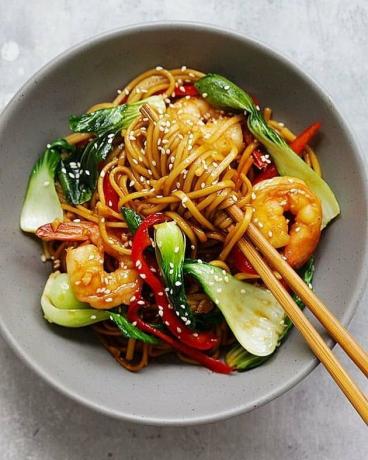 Rasa Malaizijos krevetės Lo Mein