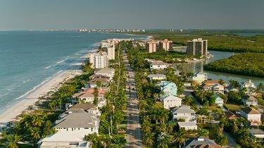 Hickory Boulevard, Bonita Springs, FL - Aerial