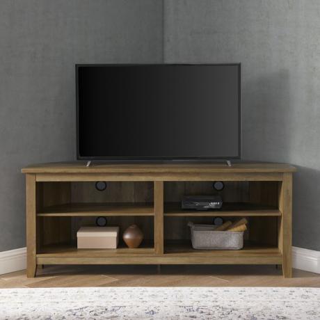 Dvaro parko pereinamasis kampinis TV stendas, 159 USD
