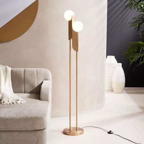 west elm bower vloerlamp