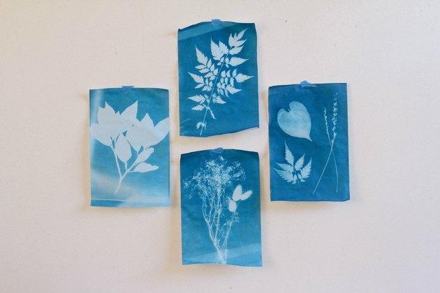 idéias de sala azul com tapeçarias azuis