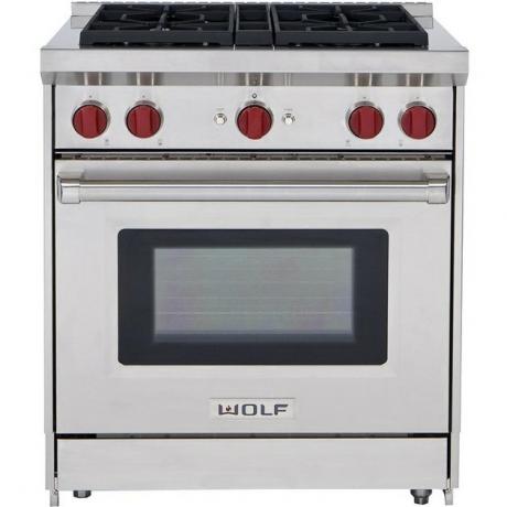 Fogão a gás Wolf 30 ", forno de fogão ecológico de US $ 5.390