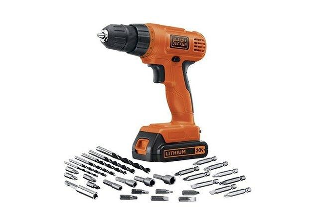 Broca sem fio Black + Decker 20V
