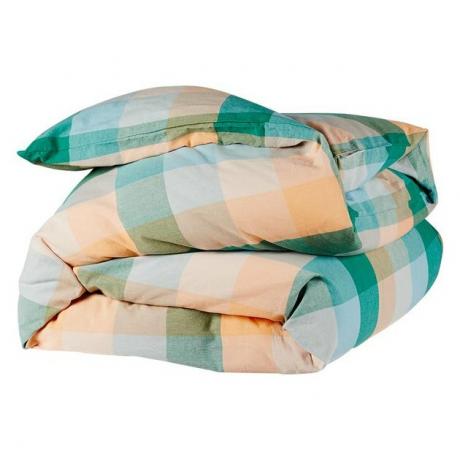 Sage x Clare Check Quilt Cover, $ 209