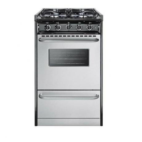 Summit Appliance 4 Burners pequeno fogão com fogão a gás da Lowe's
