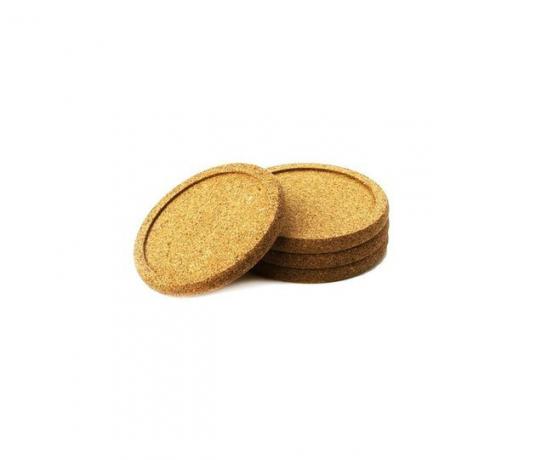 Natural Home Cork Coasters (set van vier), $ 3,99