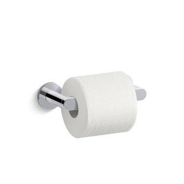 schwenkbarer Toilettenpapierhalter in poliertem Chrom