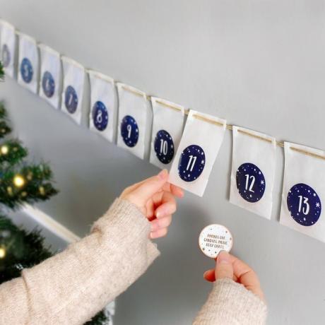 adventskalender voor de feestdagen