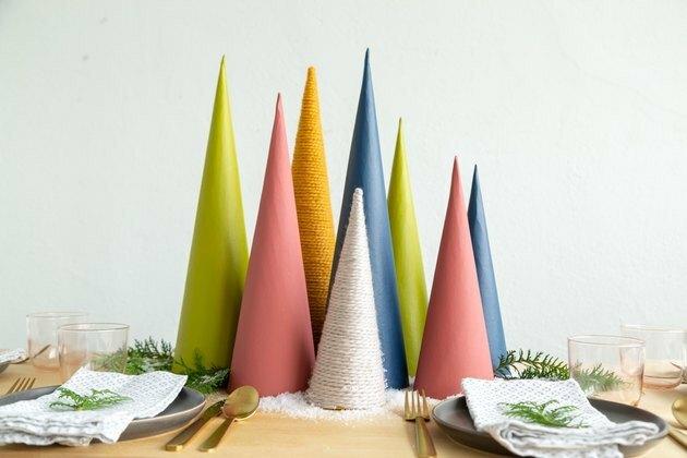 Artesanato de Natal para adultos com peças centrais de árvore de Natal DIY