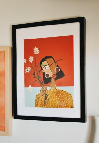 Arte na casa de Nina Belton