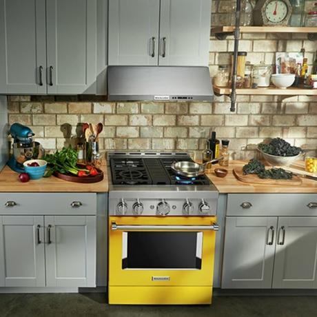 Fogão inteligente Yellow KitchenAid