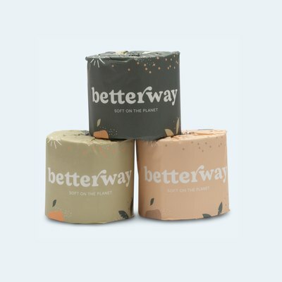 Betterway Bamboo WC-paperi