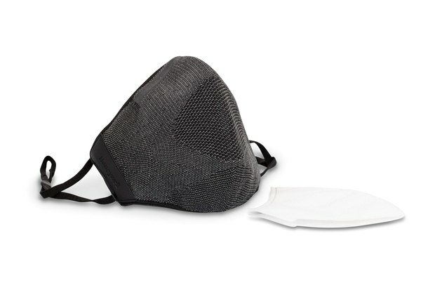 Honeywell Dual-Layer Face Cover com inserções substituíveis em cinza escuro