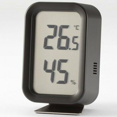 Muji digitale thermometer die een decoratief accent is