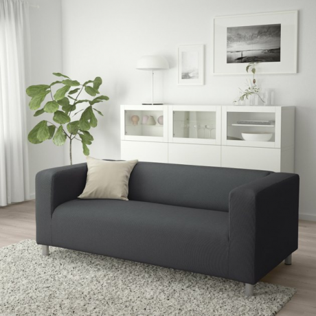 pilkos lovelės IKEA mažoms erdvėms
