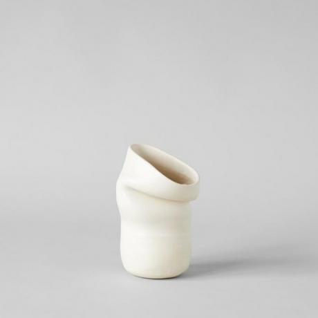 Vaso creme de formato irregular