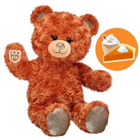 Oficina Build-A-Bear Urso de pelúcia com aroma de abóbora e especiarias