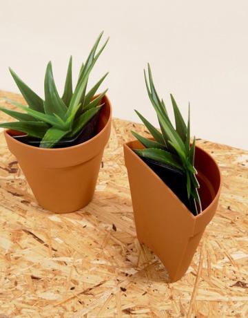 SUCK Plant Planter Bookends