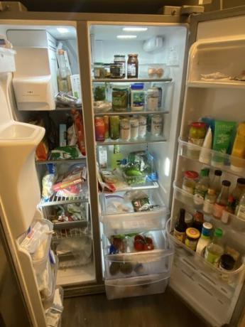Το ψυγείο και η κατάψυξή μου πριν την οργάνωση
